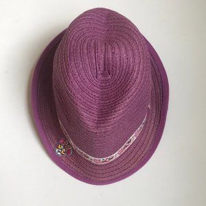 DISNEY PARKS Youth Sun Hat Lilac Purple VGUC